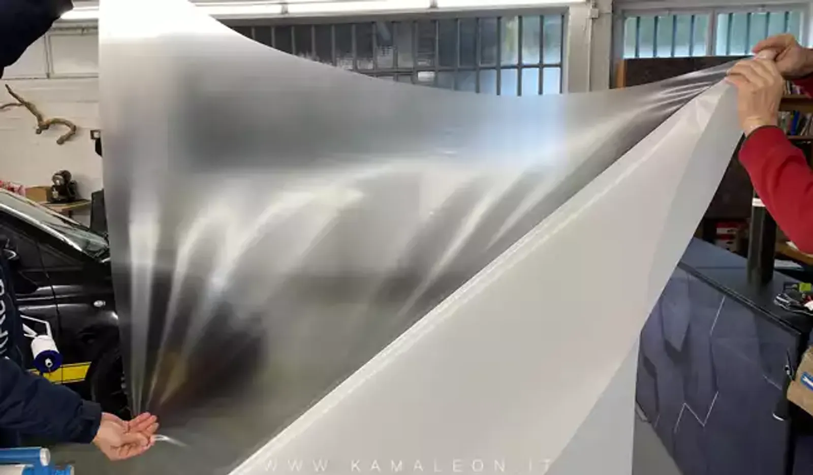 Auto di lusso con pellicola protettiva 3M o Llumar